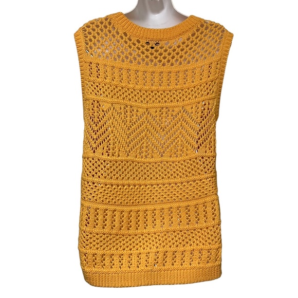 Talbots Crochet Sleeveless Sweater - Picture 5 of 8